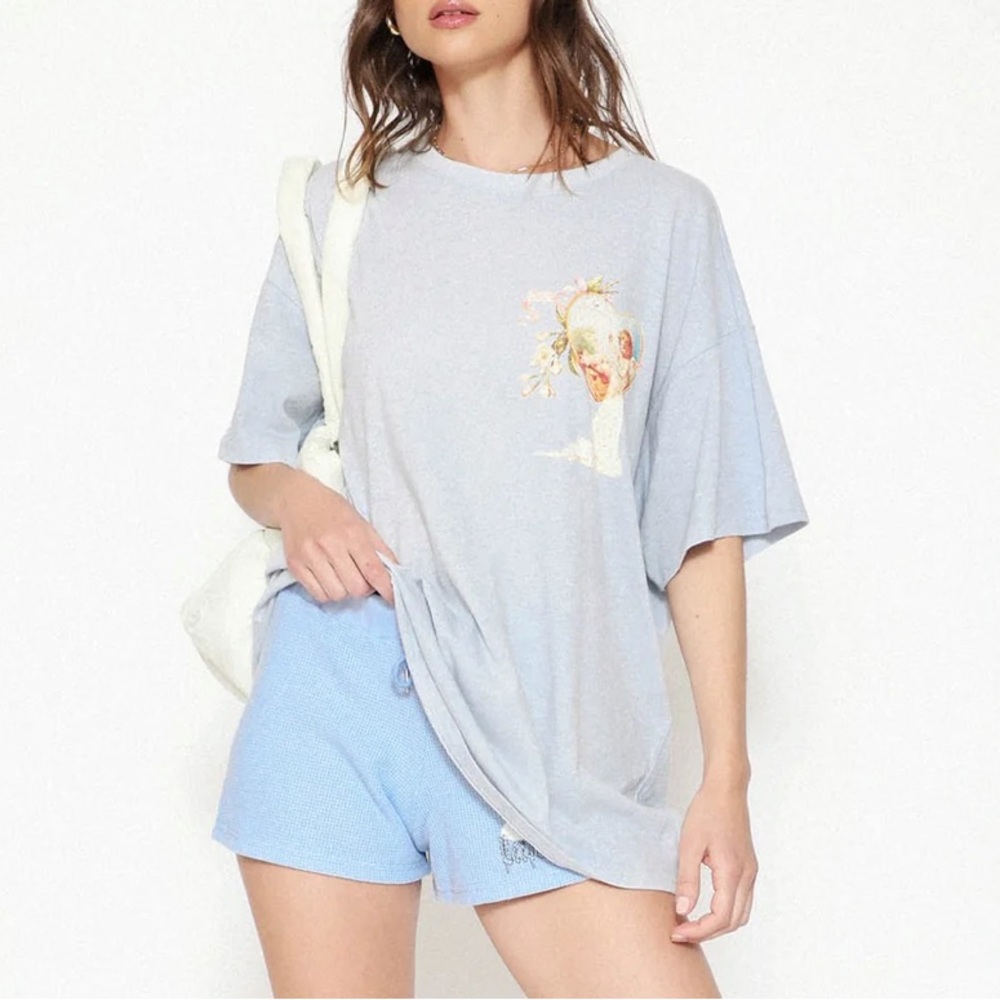 Boys Lie BLUE PERPETUAL FEELINGS V2 BOYFRIEND TEE